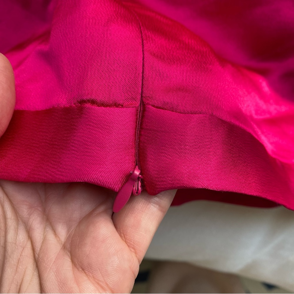 π ZARA HOT PINK SATIN CROP TOP! - Picture 9 of 12